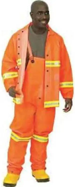 Mcr Safety Rain Suit,Jacket/Bib,Class 1, Type O,M  2013RM