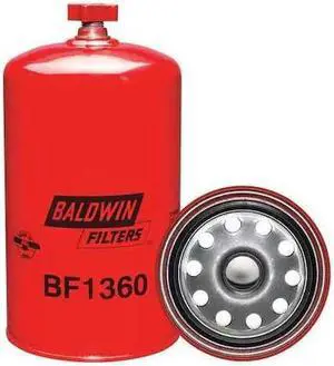 BALDWIN FILTERS BF1360 Fuel Filter,8-7/32 x 4-9/32 x 8-7/32 In