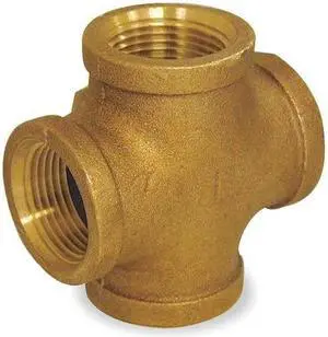 ZORO SELECT 1VFC2 3/4" FNPT Red Brass Cross