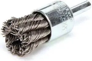 WEILER 90192 Knot Wire End Wire Brush, Steel, 3/4"