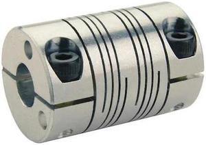 RULAND FCR16-4-4-A Coupling,6 Beam Clamp,Bore 1/4 x 1/4 In