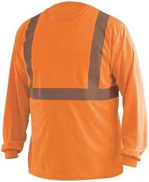 OCCUNOMIX LUX-LSET2B-OM Unisex Long Sleeve T-Shirt, Polyester, Pullover,
