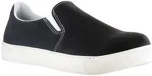 MELLOW WALK 482072 Women's Athletic Shoe, Steel Toe, Leather Upper, Rubber