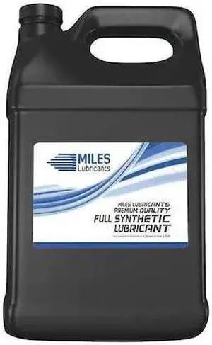 MILES LUBRICANTS MSF1559005 Compressor Oil,Bottle,1 gal.,16.60 cSt