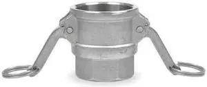 ZORO SELECT 3LX33 Cam and Groove Coupling, 2 in Coupling Size, 2 27/32 in