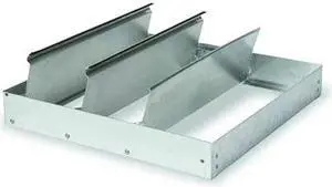 DAYTON 3HHL5 Backdraft Damper For 16 in Fan, Single Panel, 4-1/2 in L x 15-3/4