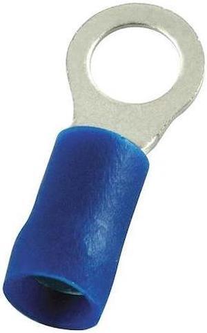 POWER FIRST 24C944 16-14 AWG Vinyl Ring Terminal 3/8" Stud PK100