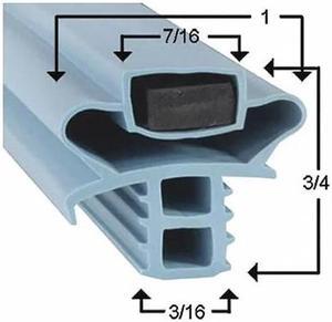 DELFIELD 1702473 Door Gasket,22-1/2" x 25-1/2"