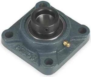 DAYTON 3FCZ4 Flange Bearing,4-Bolt,Ball,1-3/8" Bore