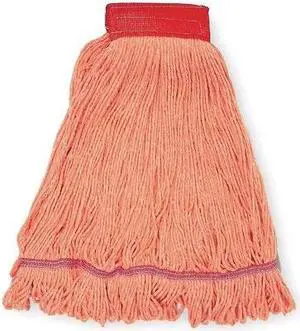 TOUGH GUY 1TYN5 5in String Wet Mop, 26oz Dry Wt, Clamp/Quick Change/Side-Gate
