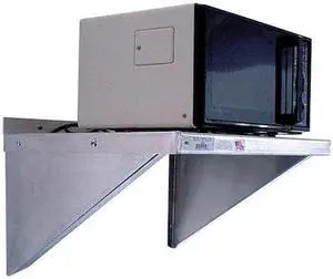 NEW AGE INDUSTRIAL 95883 Aluminum Wall Shelf, 24"D x 24"W x 13-1/4"H, Silver