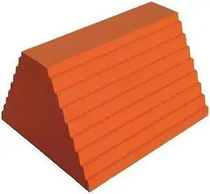 ZORO SELECT 19P545 Wheel Chock,Urethane,W 9-1/4 In,H 6 In