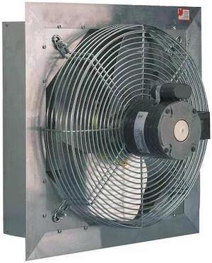 DELHI AX24-2 Exhaust Fan,24 In,115V,1/3hp,1100rpm