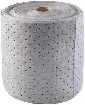 CONDOR 35ZR26 Sorbent Roll, 25 gal, 15 in x 300 ft, Universal, Gray,