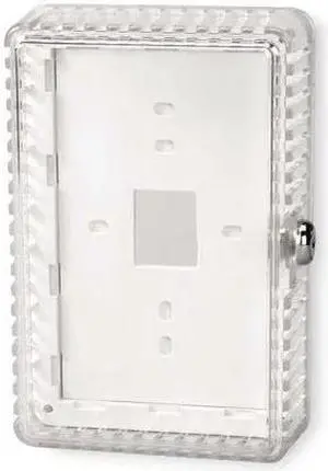ZORO SELECT 2E999 Universal Thermostat Guard, Off-White, Plastic