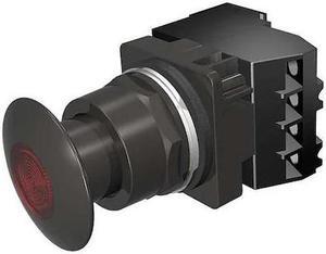 SIEMENS 52BP2E2A Illuminated Push Button,30mm,1NO/1NC,Red