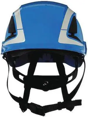 3M X5003X-ANSI Front Brim Hard Hat, Type 1, Class E, Ratchet (6-Point), Blue