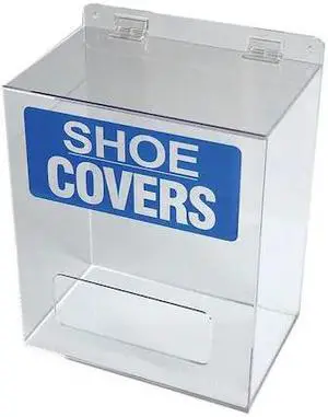 CONDOR 30ZE63 Protection Dispenser, Acrylic, Clear, 12 in