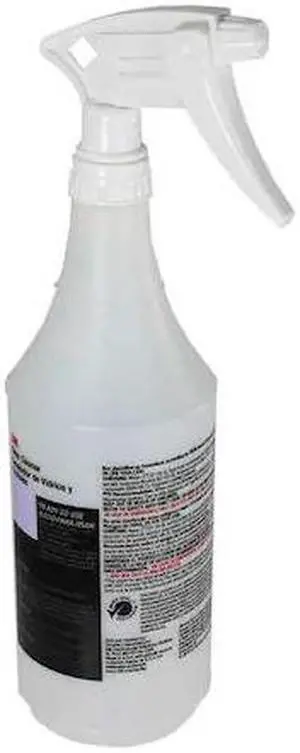 TOLCO 130401 1L Clear Plastic Preprinted Trigger Spray Bottle, 12 Pack