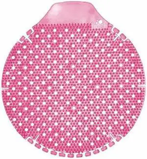 TOUGH GUY 454G76 Urinal Screen,Spiced Apple,Round,PK6
