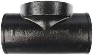 ZORO SELECT 222050 Test Tee Test Tee, 4" Pipe, Female Socket, Cast Iron, 0 psi