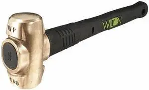 WILTON 90830 Sledge Hammer,30 in. L,Brass,8 lb.