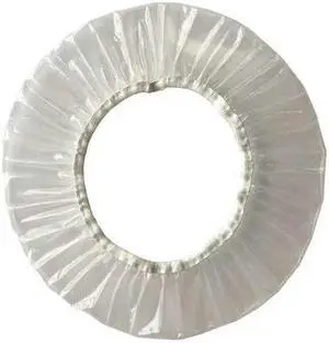 ZORO SELECT 8VU25 Utility Pail Dust Cover,Clear,PK100