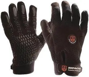 IMPACTO BG408M Anti-Vibration Gloves,M,Black,PR