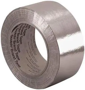 3M 3M 363 1/2" X 36YD FoilTape,Aluminum,Silver,36ydL,1/2inW