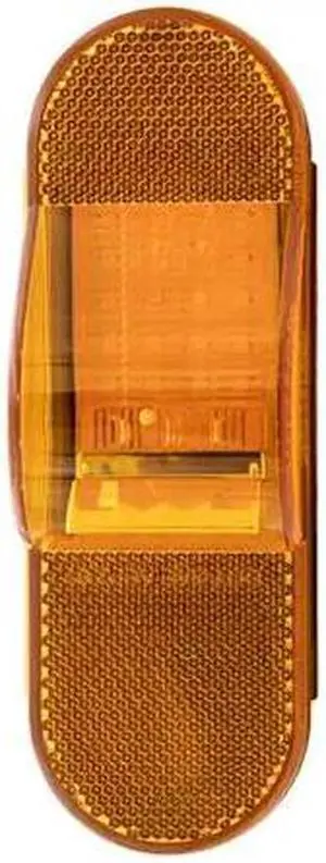 MAXXIMA M63121YDF Oval Amber Side Turn w/Reflector