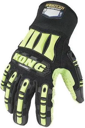 IRONCLAD PERFORMANCE WEAR SDX2W-02-S Impact Resistant Gloves,Sz S,Blk/Grn,PR