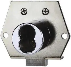 CCL 72716 Drawer Dead Bolt,Key SFIC,Brushed Chrome