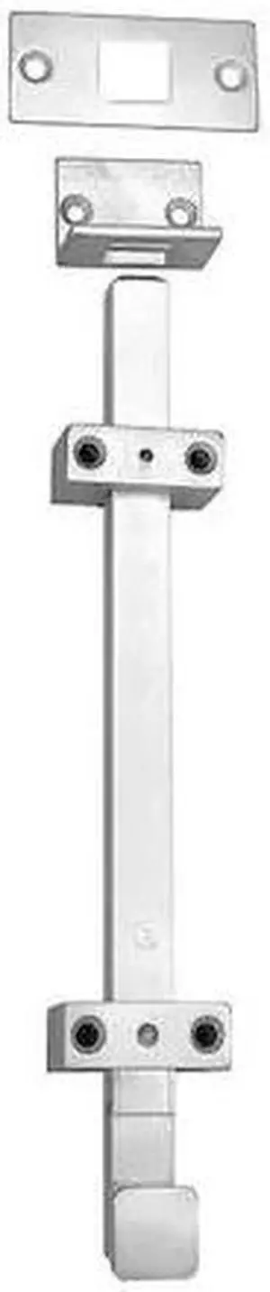 ROCKWOOD 585-24.26D Heavy Duty Surface Bolt,Satin Chrome