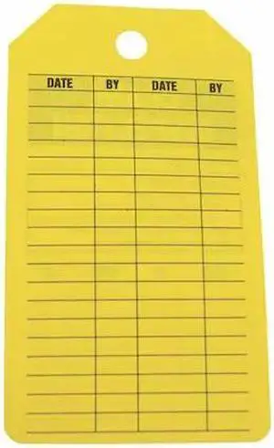 ZORO SELECT 41CN15 Tag, Cleaning and Maintenance, Cardstock, 5 3/4 in H x 3 1/4
