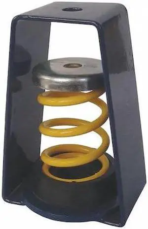 ZORO SELECT 48PW85 Hanger Vibration Isolator,162 to 210 lb.