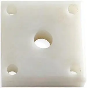 DAYTON 1F560 1F560 UHMW-PE Flange Mount Bearing, Solid Rigid (4 Bolt)