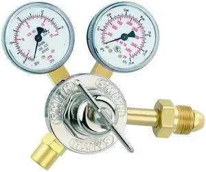 MILLER ELECTRIC 31-50-580 Flow Gauge Regulator, Single Stage, CGA-580, 50 cfh,