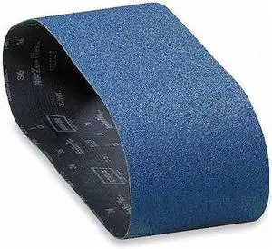 NORTON ABRASIVES 78072727694 Sanding Belt, Coated, 6 in W x, 48 in L, 80 Grit,