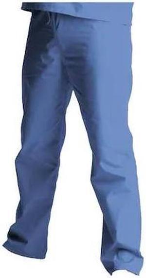 SCRUB ZONE 85221 Scrub Pants,S,Ceil Blue,4.25 oz.