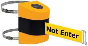 TENSABARRIER 897-15-C-35-NO-YAX-A Belt Barrier, Yellow,Belt Color Yellow