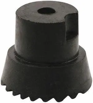 PRIMELINE TOOLS MP4557 Door Holder Tip, 1 in. x 3/4 in., Rubber, Black,