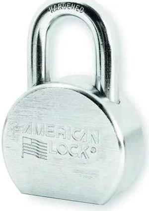 AMERICAN LOCK A700 Padlock, Keyed Different, Standard Shackle, Round Steel