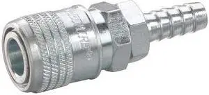 SPEEDAIRE 30E680 Quick Connect Hose Coupling, 1/4 in Body Size, 3/8 in Hose