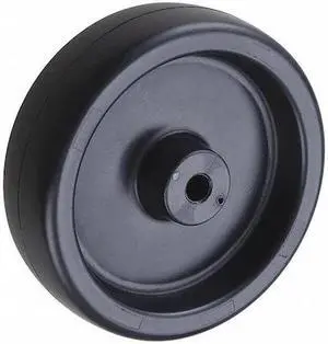 ZORO SELECT 26Y366 Caster Wheel,Polyolefin,5",350 lb.,Black