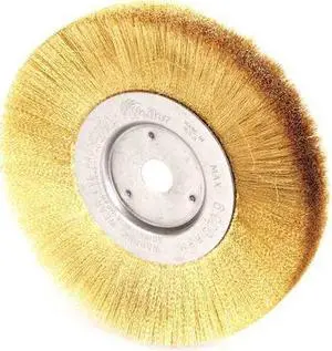WEILER 93800 Crimped Wire Wheel Wire Brush, Arbor, 6"