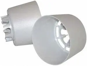 W F HARRIS LIGHTING 400-W Hood,Snap-On,White