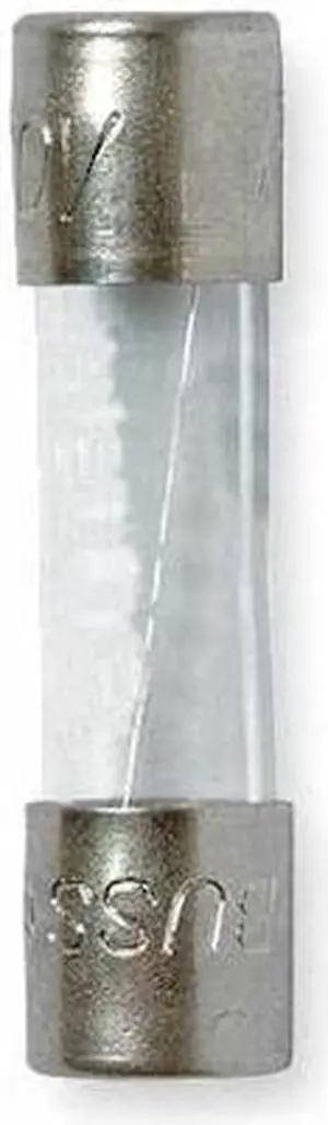 EATON BUSSMANN S500-5-R Glass Fuse, Fast-Acting, 5A, 250V AC, 50A at 250V AC, 5