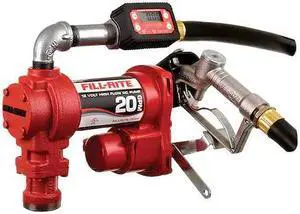 FILL-RITE FR4219H Fuel Transfer Pump, 12V DC, 20 gpm Max. Flow Rate , 1/4 HP,