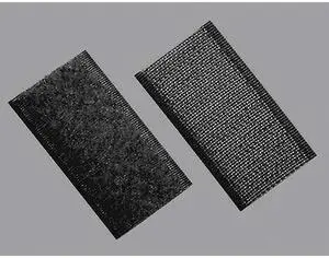 TAPECASE 16U736 1" W x 3" L Hook-and-Loop Black Reclosable Adhesive Fastener