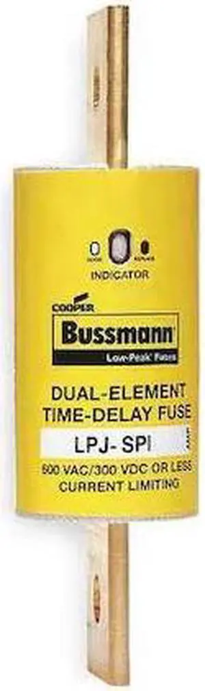 EATON BUSSMANN LPJ-175SPI UL Class Fuse, J Class, Time-Delay, 175A, 600V AC,